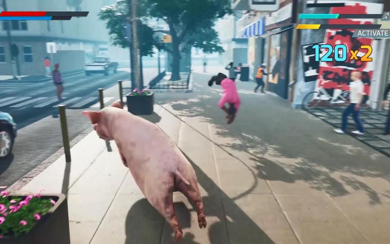 滑板猪模拟器游戏